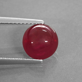 Rubis rouge naturelle transparent, 3,13 ct, transparent / translucide