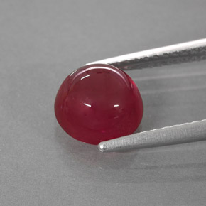 Rubis rouge naturelle transparent, 3,13 ct, transparent / translucide