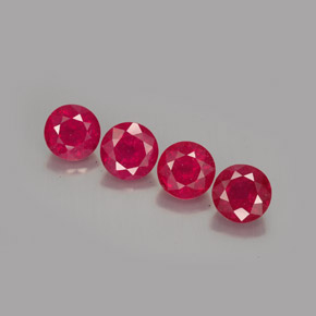 Achetez naturel ct rouge rubis gems, coupe roude, en provenance madagascar chez gemselect. en stock, livraison internationale!