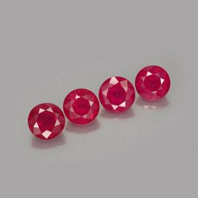 Achetez naturel ct rouge rubis gems, coupe roude, en provenance madagascar chez gemselect. en stock, livraison internationale!
