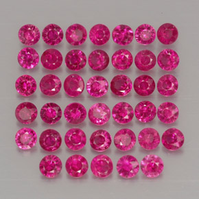 Achetez naturel ct rouge rubis gems, coupe roude, en provenance myanmar (birmanie) chez gemselect. en stock, livraison internationale!