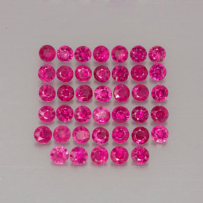 Achetez naturel ct rouge rubis gems, coupe roude, en provenance myanmar (birmanie) chez gemselect. en stock, livraison internationale!