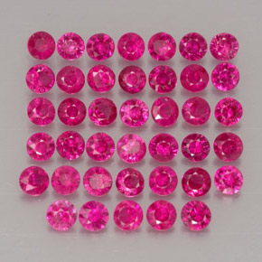Achetez naturel ct rouge rubis gems, coupe roude, en provenance myanmar (birmanie) chez gemselect. en stock, livraison internationale!