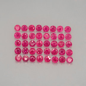 Achetez naturel ct rouge rubis gems, coupe roude, en provenance myanmar chez gemselect. en stock, livraison internationale!