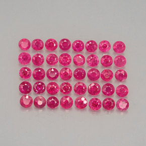 Achetez naturel ct rouge rubis gems, coupe roude, en provenance myanmar chez gemselect. en stock, livraison internationale!