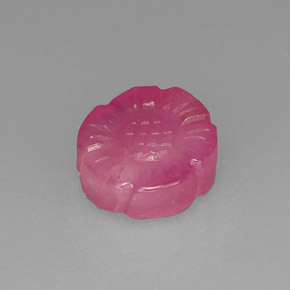 Rubis rose naturelle forme fantaisie, 2,66 ct, translucide