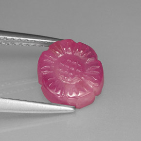 Rubis rose naturelle forme fantaisie, 2,66 ct, translucide