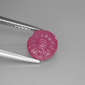 Rubis rose naturelle forme fantaisie, 2,43 ct, translucide