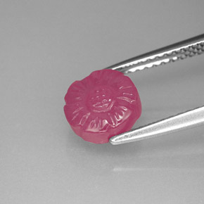 Rubis rose naturelle forme fantaisie, 2,43 ct, translucide