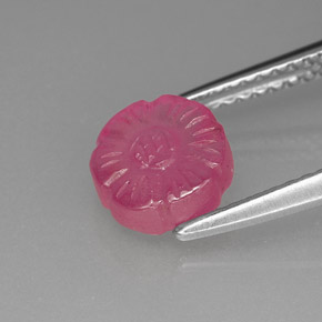 Rubis rose naturelle forme fantaisie, 2,11 ct, translucide