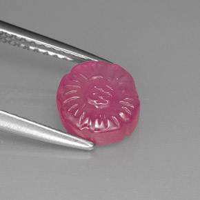 Rubis rose naturelle forme fantaisie, 2,11 ct, translucide