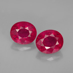 Achetez naturel ct rouge rubis gems, coupe ovale, en provenance madagascar chez gemselect. en stock, livraison internationale!