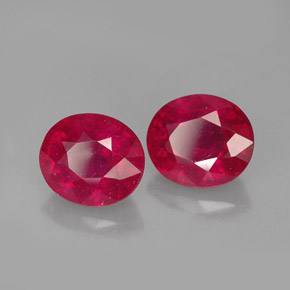 Achetez naturel ct rouge rubis gems, coupe ovale, en provenance madagascar chez gemselect. en stock, livraison internationale!