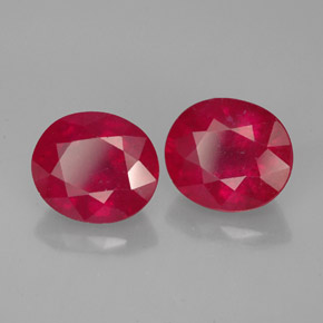 Achetez naturel ct rouge rubis gems, coupe ovale, en provenance madagascar chez gemselect. en stock, livraison internationale!