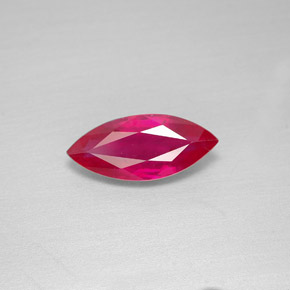 Rubis rouge naturelle marquise, 2,00 ct, VS-SI