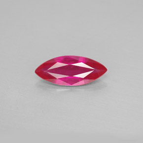 Rubis rouge naturelle marquise, 1,61 ct, VS-SI