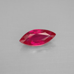Rubis rouge naturelle marquise, 1,56 ct, VS-SI