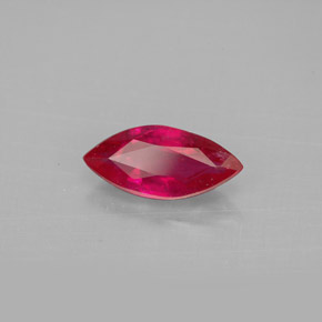 Rubis rouge naturelle marquise, 1,56 ct, VS-SI