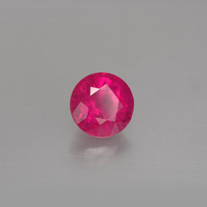 Rubis rouge naturelle coupe roude, 1,19 ct, SI