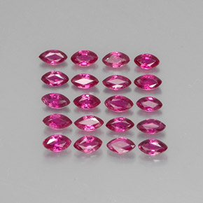 Achetez naturel ct rouge rubis gems, marquise, en provenance thaïlande chez gemselect. en stock, livraison internationale!