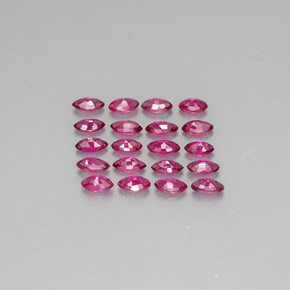 Achetez naturel ct rouge rubis gems, marquise, en provenance thaïlande chez gemselect. en stock, livraison internationale!