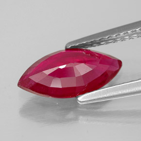 Rubis rouge naturelle marquise, 1,56 ct, SI