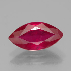 Rubis rouge naturelle marquise, 1,59 ct, SI