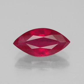 Rubis rouge naturelle marquise, 1,80 ct, SI