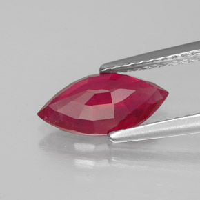 Rubis rouge naturelle marquise, 1,80 ct, SI