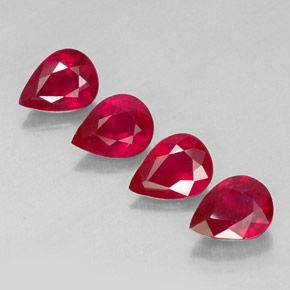 Achetez naturel ct rouge rubis gems, en forme de poire, en provenance madagascar chez gemselect. en stock, livraison internationale!