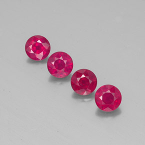 Achetez naturel ct rouge rubis gems, coupe roude, en provenance madagascar chez gemselect. en stock, livraison internationale!