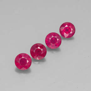 Achetez naturel ct rouge rubis gems, coupe roude, en provenance madagascar chez gemselect. en stock, livraison internationale!