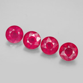 Achetez naturel ct rouge rubis gems, coupe roude, en provenance madagascar chez gemselect. en stock, livraison internationale!