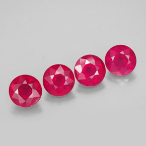 Achetez naturel ct rouge rubis gems, coupe roude, en provenance madagascar chez gemselect. en stock, livraison internationale!
