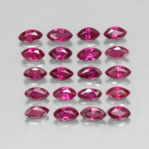 Achetez naturel ct rouge rubis gems, marquise, en provenance thaïlande chez gemselect. en stock, livraison internationale!