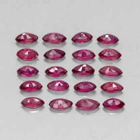 Achetez naturel ct rouge rubis gems, marquise, en provenance thaïlande chez gemselect. en stock, livraison internationale!