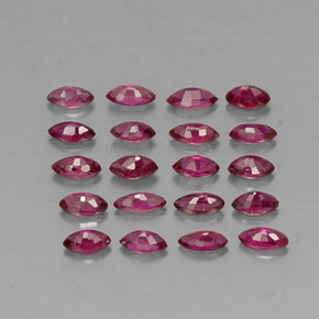 Achetez naturel ct rouge rubis gems, marquise, en provenance thaïlande chez gemselect. en stock, livraison internationale!