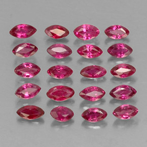 Achetez naturel ct rouge rubis gems, marquise, en provenance thaïlande chez gemselect. en stock, livraison internationale!
