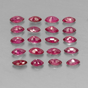 Achetez naturel ct rouge rubis gems, marquise, en provenance thaïlande chez gemselect. en stock, livraison internationale!