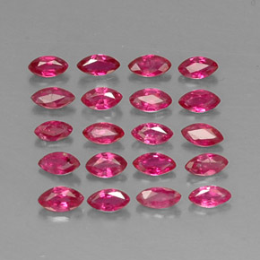 Achetez naturel ct rouge rubis gems, marquise, en provenance thaïlande chez gemselect. en stock, livraison internationale!