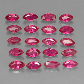Achetez naturel ct rouge rubis gems, marquise, en provenance thaïlande chez gemselect. en stock, livraison internationale!