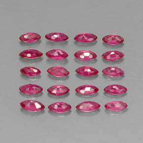 Achetez naturel ct rouge rubis gems, marquise, en provenance thaïlande chez gemselect. en stock, livraison internationale!