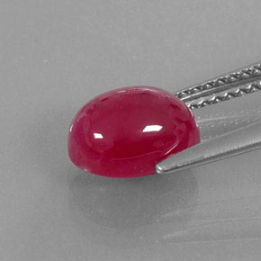 Rubis rouge naturelle transparent, 3,30 ct, transparent / translucide
