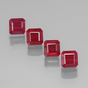 Achetez naturel ct rouge rubis gems, taille émeraude, en provenance madagascar chez gemselect. en stock, livraison internationale!