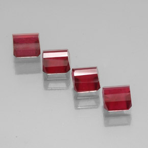 Achetez naturel ct rouge rubis gems, taille émeraude, en provenance madagascar chez gemselect. en stock, livraison internationale!