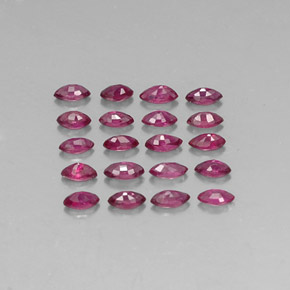 Achetez naturel ct rouge rubis gems, marquise, en provenance thaïlande chez gemselect. en stock, livraison internationale!