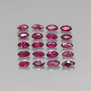 Achetez naturel ct rouge rubis gems, marquise, en provenance thaïlande chez gemselect. en stock, livraison internationale!