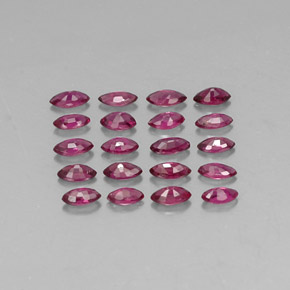Achetez naturel ct rouge rubis gems, marquise, en provenance thaïlande chez gemselect. en stock, livraison internationale!