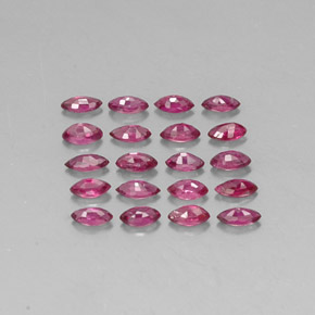Achetez naturel ct rouge rubis gems, marquise, en provenance thaïlande chez gemselect. en stock, livraison internationale!