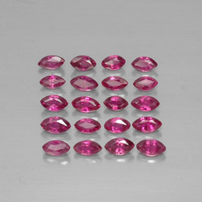 Achetez naturel ct rouge rubis gems, marquise, en provenance thaïlande chez gemselect. en stock, livraison internationale!